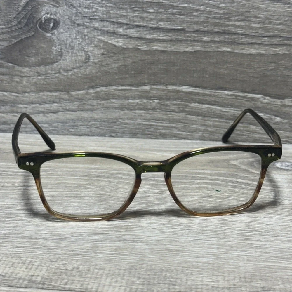 Badgley Mischka Hayes Eyeglasses Women 51-18-145 Green Square‎ Plastic Frame